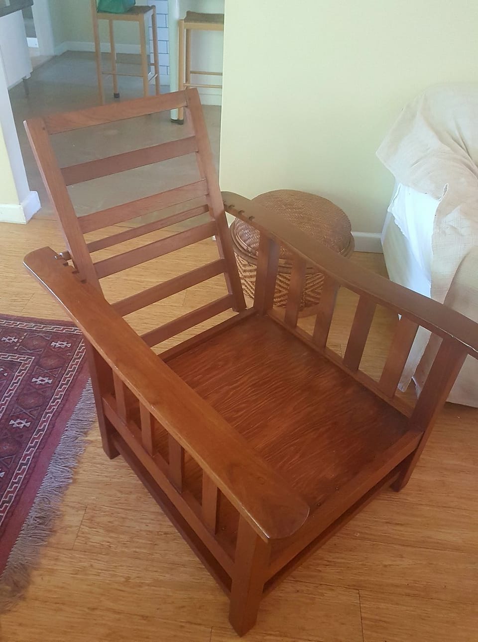Burmese Teak Morris Chair