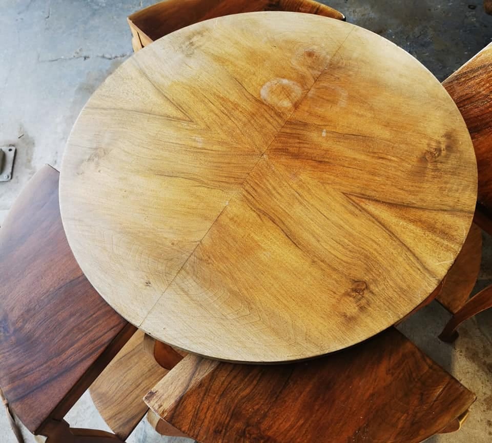Coffee table — before restoration