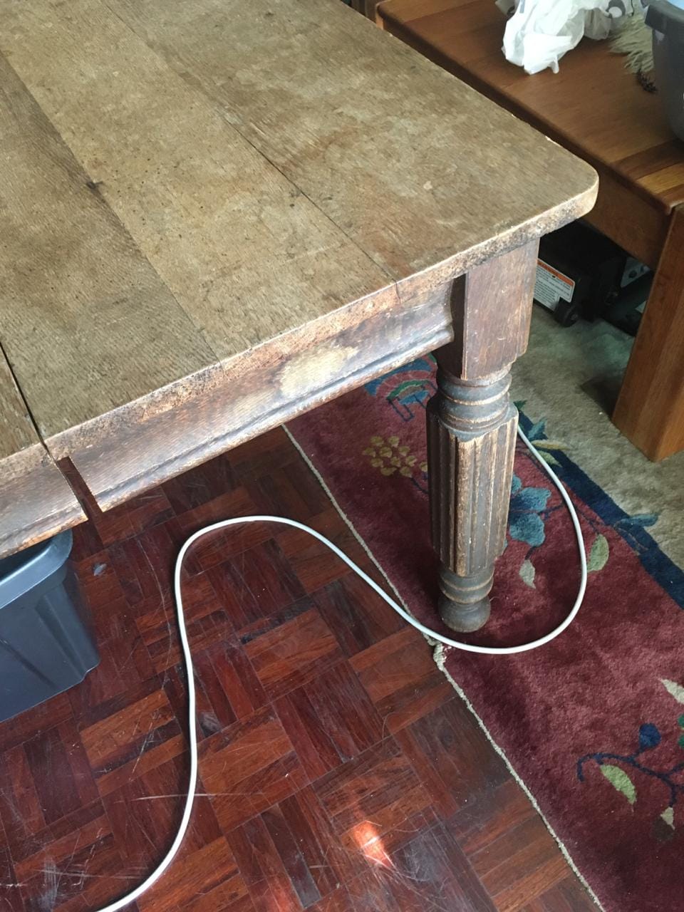 Dining room table
