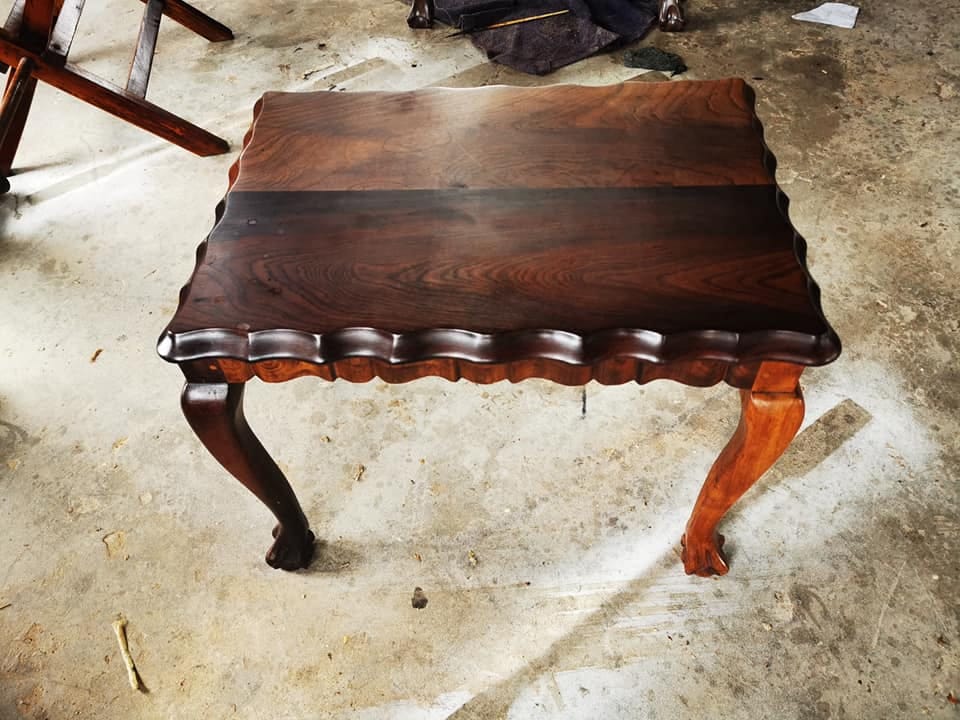 Lounge table — after restoration