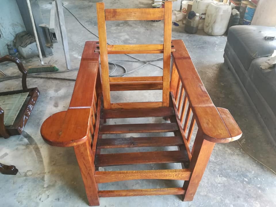 Morris chair — before restoration