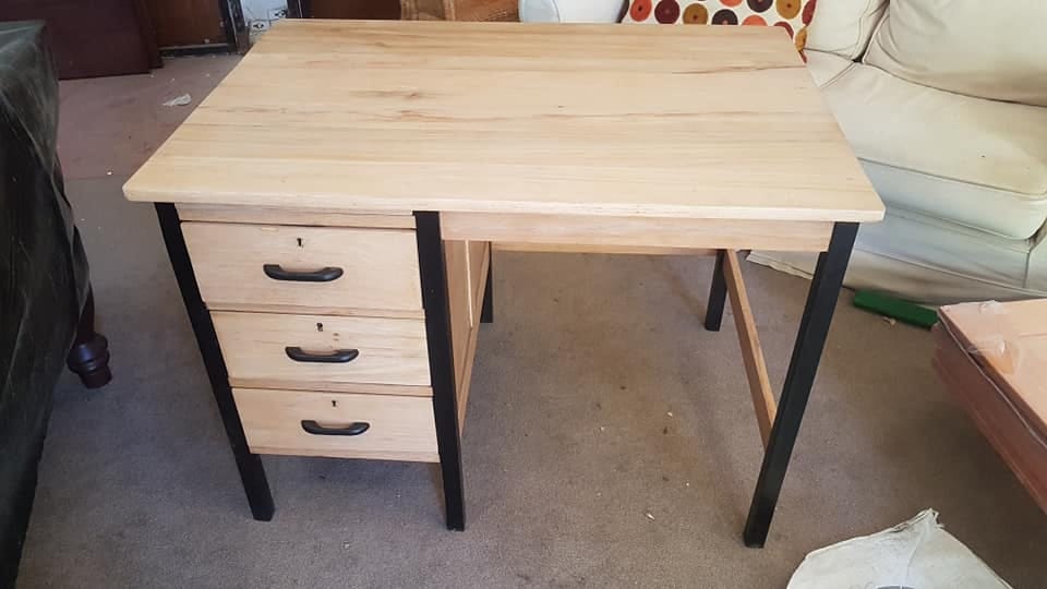 Simple desk — after restoration