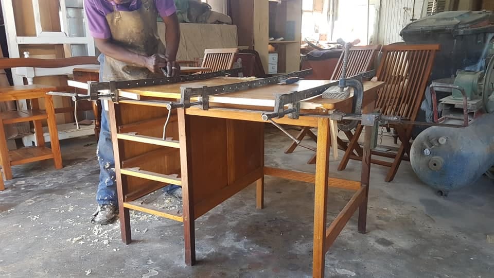 Simple desk — before restoration
